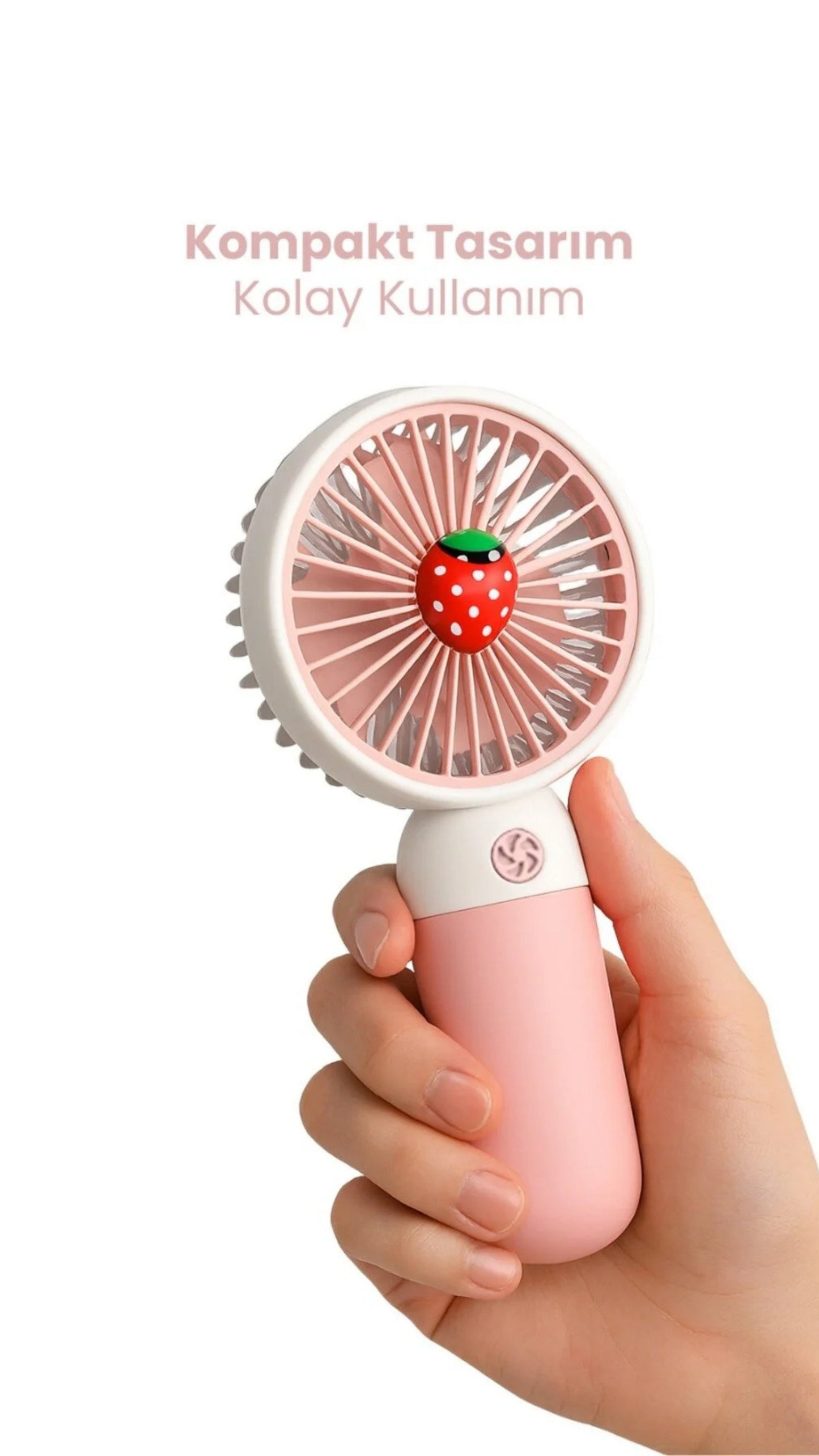 Desenli Mini El Fanı