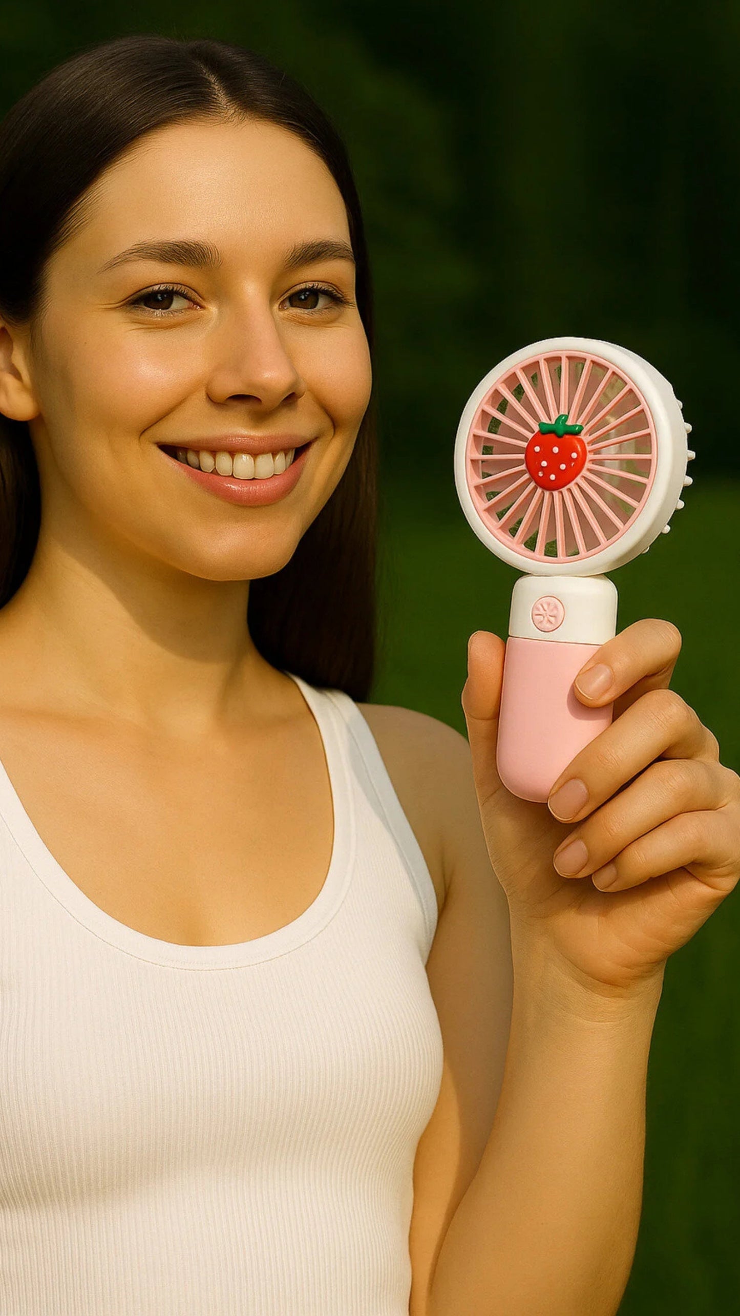 Desenli Mini El Fanı